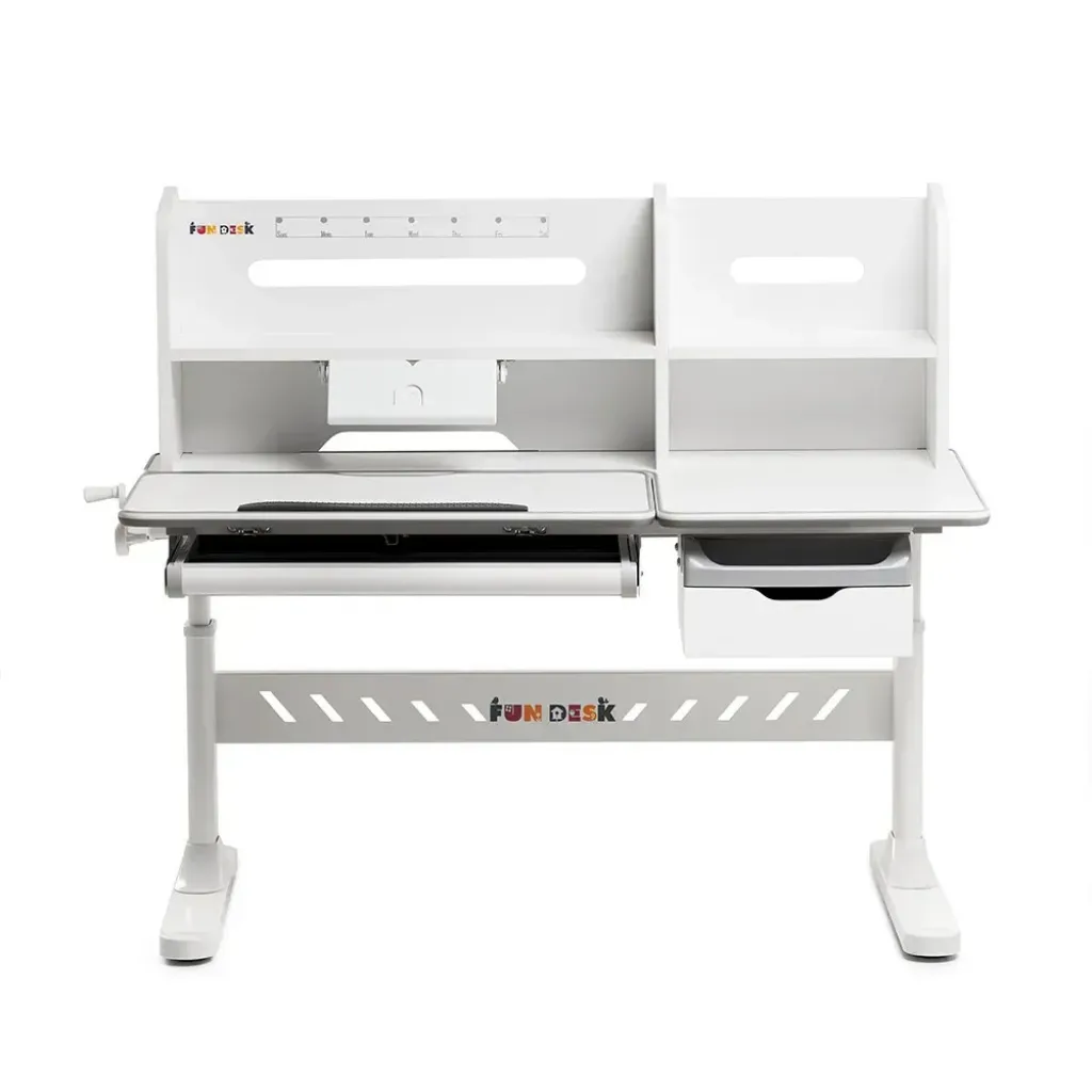 Комплект для подростка парта Fundesk Fiore II Grey + детский стул FunDesk SST3L Grey Комплект для подростка парта Fundesk Fiore II Grey + детский стул FunDesk SST3L Grey