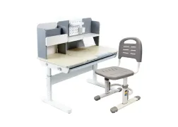 Парта FunDesk Ginepro Grey + Кресло FunDesk SST3LS Grey Парта FunDesk Ginepro Grey + Кресло FunDesk SST3LS Grey