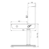 Парта FunDesk Ginepro Grey + Крісло FunDesk SST3LS Grey - Фото№14