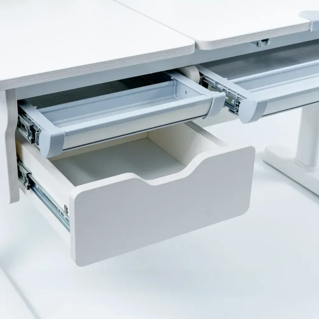 Функціональна парта Cubby Ammi Grey + Крісло Fundesk SST3LS Grey Функціональна парта Cubby Ammi Grey + Крісло Fundesk SST3LS Grey