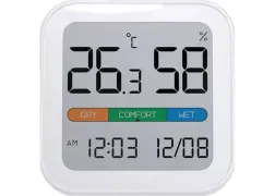 Цифровий гігрометр Xiaomi Miiiw Temperature Humidity Clock White S210 Цифровий гігрометр Xiaomi Miiiw Temperature Humidity Clock White S210