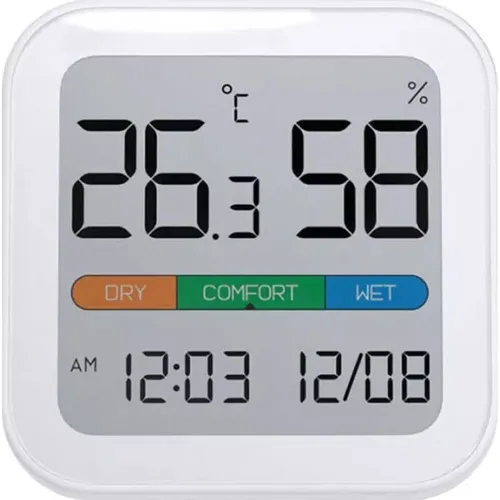 Цифровий гігрометр Xiaomi Miiiw Temperature Humidity Clock White S210 - Фото№1 Цифровий гігрометр Xiaomi Miiiw Temperature Humidity Clock White S210 - Фото№1