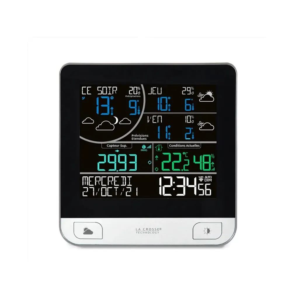 Метеостанція La Crosse LW3101 Wi-Fi, срібло Метеостанція La Crosse LW3101 Wi-Fi, срібло