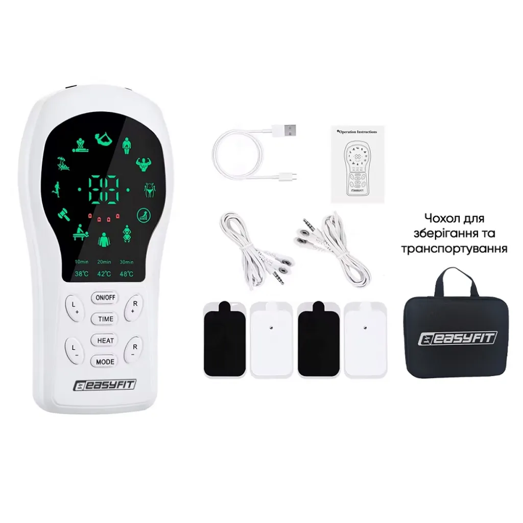 Миостимулятор EasyFit ActivePulse EF-2303 массажер электростимулятор мышц + Чехол