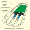 Носилки пластиковые B-Plast ВР-04, черный - Фото№4