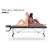 Масажний стіл EasyFit ZenRest-2 кушетка складана EF-2216-70, чорний з чохлом - Фото№4