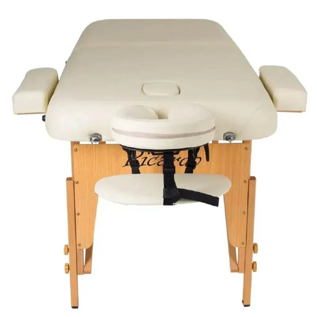 Массажный складной стол Ricardo PALERMO экокожа, бежевый Массажный складной стол Ricardo PALERMO экокожа, бежевый