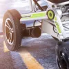 Інвалідний візок H3T з електромотором складана "Airwheel" та автоматичним керуванням 3 в 1 - Фото№11
