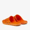 Дитячі шльопанці Coqui LONG 6375, помаранчевий з принтом - Фото№4