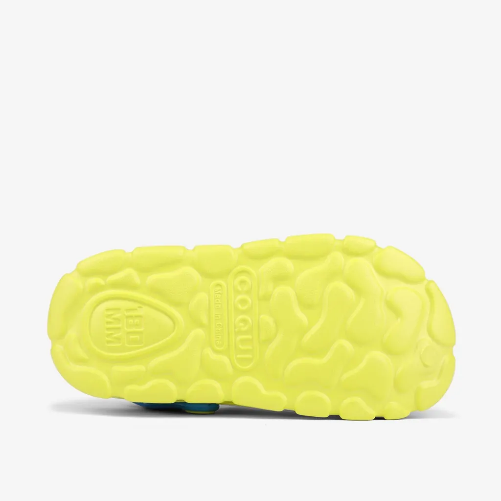 Дитячі сабо Coqui STONEY 9383, цитрусовий/жовтий/блакитний Дитячі сабо Coqui STONEY 9383, цитрусовий/жовтий/блакитний