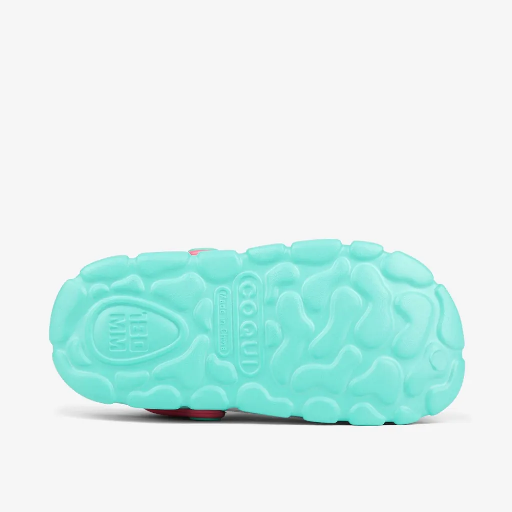 Дитячі сабо Coqui STONEY 9383, м'ятний/рожевий