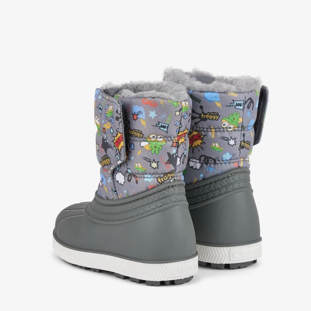 Зимові дитячі черевики сноубутси Coqui MIKI (5042 Dk. grey hero), сірий Зимові дитячі черевики сноубутси Coqui MIKI (5042 Dk. grey hero), сірий