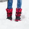 Зимові дитячі черевики сноубутси Coqui BERGY (5033 Lt. fuchsia dots), чорний/рожевий - Фото№6