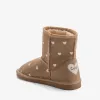 Зимові дитячі черевики Coqui Valenka (172 Lt. brown hearts), коричневий - Фото№4