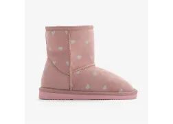 Зимові дитячі черевики Coqui Valenka (172 Powder pink hearts), світло-рожевий Зимові дитячі черевики Coqui Valenka (172 Powder pink hearts), світло-рожевий