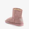 Зимові дитячі черевики Coqui Valenka (172 Powder pink hearts), світло-рожевий - Фото№4
