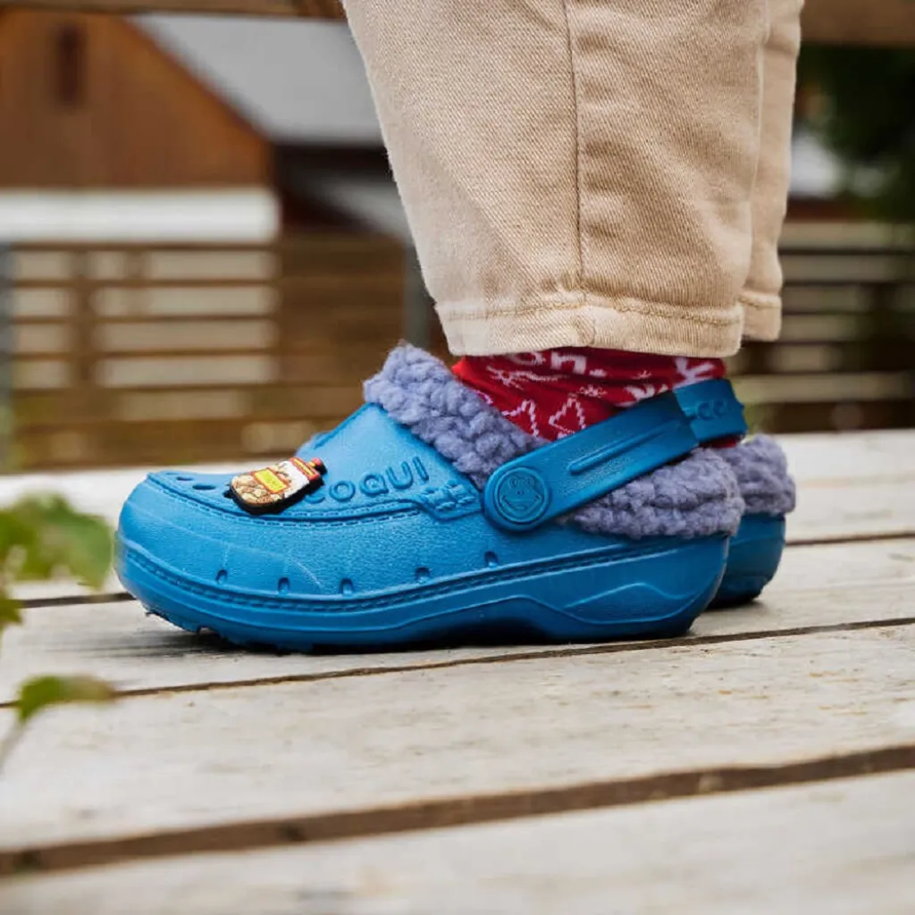 Утеплені крокси сабо Coqui HUSKY (9751 Niagara Blue/Dk. Grey), синій/сірий Утеплені крокси сабо Coqui HUSKY (9751 Niagara Blue/Dk. Grey), синій/сірий