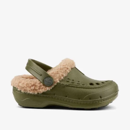 Утеплені крокси сабо Coqui HUSKY (9751 Army Green/Beige), зелений/хакі/бежевий - Фото№1 Утеплені крокси сабо Coqui HUSKY (9751 Army Green/Beige), зелений/хакі/бежевий - Фото№1