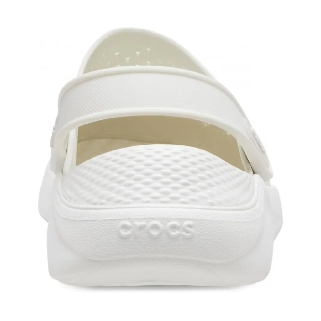 Кроксы сабо Crocs LiteRide Clog Almost White, белый Кроксы сабо Crocs LiteRide Clog Almost White, белый