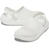 Кроксы сабо Crocs LiteRide Clog Almost White, белый - Фото№7