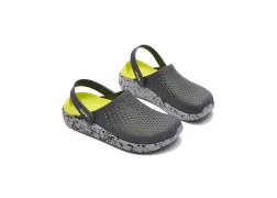 Кроксы сабо Crocs LiteRide GreyLightGreen, серо-зеленый Кроксы сабо Crocs LiteRide GreyLightGreen, серо-зеленый