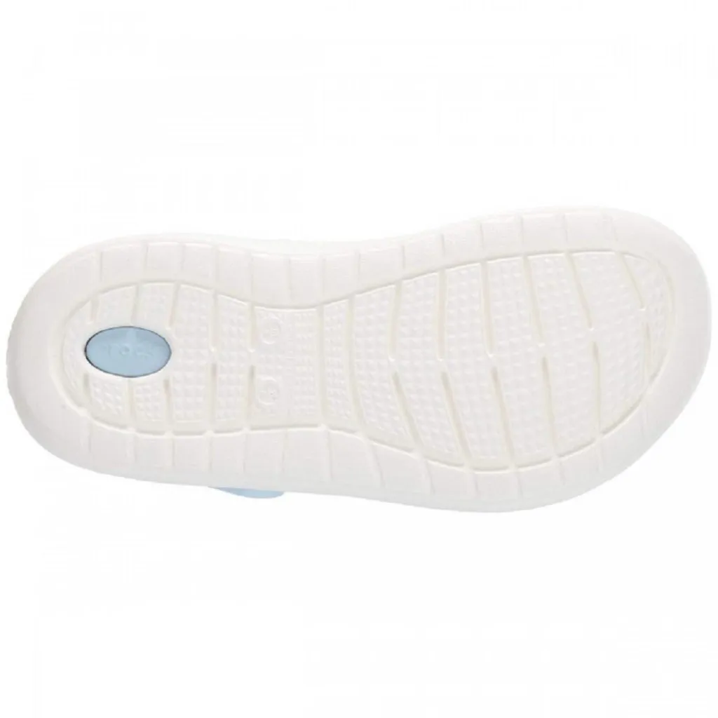 Кроксы сабо Crocs LiteRide Clog Mineral Blue/White, голубой Кроксы сабо Crocs LiteRide Clog Mineral Blue/White, голубой