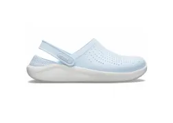 Кроксы сабо Crocs LiteRide Clog Mineral Blue/White, голубой Кроксы сабо Crocs LiteRide Clog Mineral Blue/White, голубой