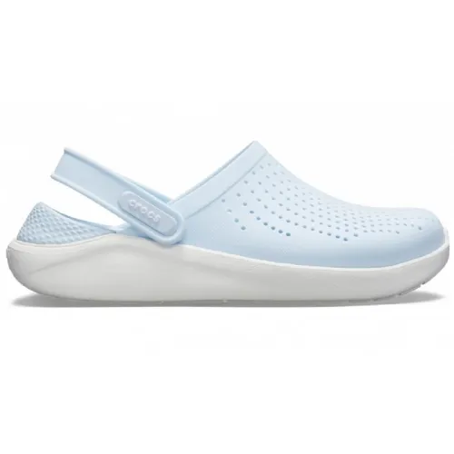 Кроксы сабо Crocs LiteRide Clog Mineral Blue/White, голубой - Фото№1 Кроксы сабо Crocs LiteRide Clog Mineral Blue/White, голубой - Фото№1