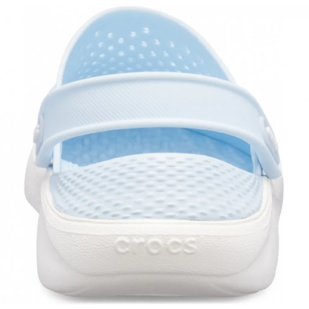 Кроксы сабо Crocs LiteRide Clog Mineral Blue/White, голубой Кроксы сабо Crocs LiteRide Clog Mineral Blue/White, голубой