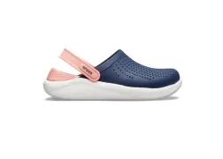 Кроксы сабо Crocs LiteRide Clog Navy/Melon, розово-синий Кроксы сабо Crocs LiteRide Clog Navy/Melon, розово-синий