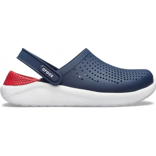 Кроксы сабо Crocs LiteRide Clog Navy/Pepper, красно-синий - Фото№1 Кроксы сабо Crocs LiteRide Clog Navy/Pepper, красно-синий - Фото№1
