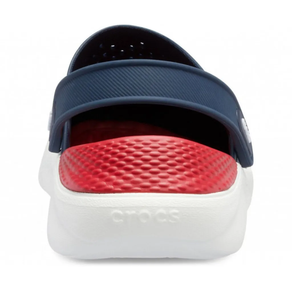 Кроксы сабо Crocs LiteRide Clog Navy/Pepper, красно-синий Кроксы сабо Crocs LiteRide Clog Navy/Pepper, красно-синий