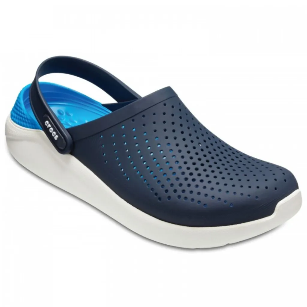 Кроксы сабо Crocs LiteRide Clog Navy/white, темно-синий Кроксы сабо Crocs LiteRide Clog Navy/white, темно-синий
