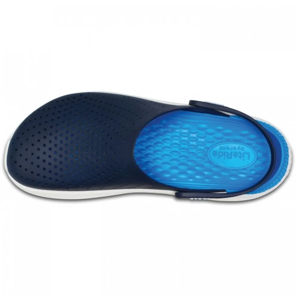 Кроксы сабо Crocs LiteRide Clog Navy/white, темно-синий Кроксы сабо Crocs LiteRide Clog Navy/white, темно-синий