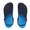 Кроксы сабо Crocs LiteRide Clog Navy/white, кляксы темно-синий - Фото№4