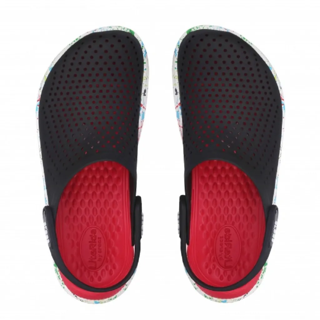 Крокси сабо Crocs LiteRide Clog Black/white, чорно-білий Крокси сабо Crocs LiteRide Clog Black/white, чорно-білий