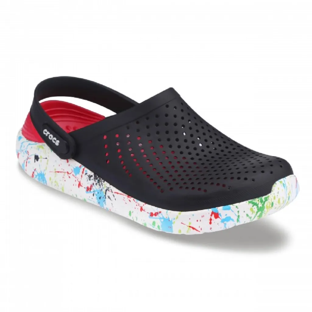 Крокси сабо Crocs LiteRide Clog Black/white, чорно-білий Крокси сабо Crocs LiteRide Clog Black/white, чорно-білий
