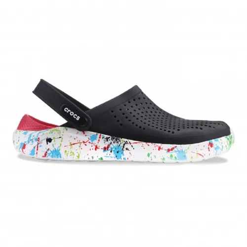 Крокси сабо Crocs LiteRide Clog Black/white, чорно-білий - Фото№1 Крокси сабо Crocs LiteRide Clog Black/white, чорно-білий - Фото№1