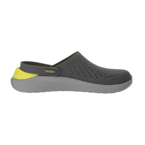 Кроксы сабо Crocs LiteRide Clog, серо-зеленый - Фото№1 Кроксы сабо Crocs LiteRide Clog, серо-зеленый - Фото№1