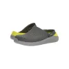 Кроксы сабо Crocs LiteRide Clog, серо-зеленый - Фото№4