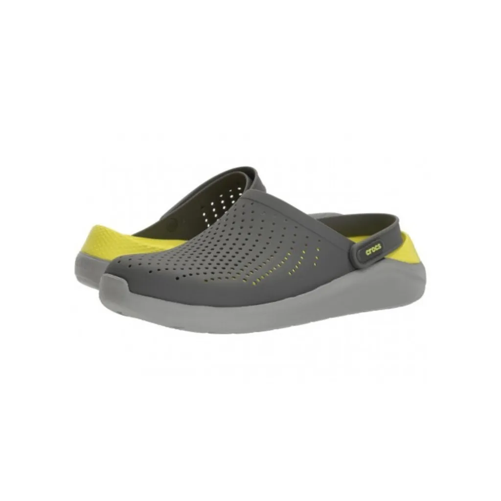 Кроксы сабо Crocs LiteRide Clog, серо-зеленый Кроксы сабо Crocs LiteRide Clog, серо-зеленый