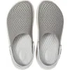 Крокси сабо Crocs LiteRide Clog Light grey, світло-сірий - Фото№5