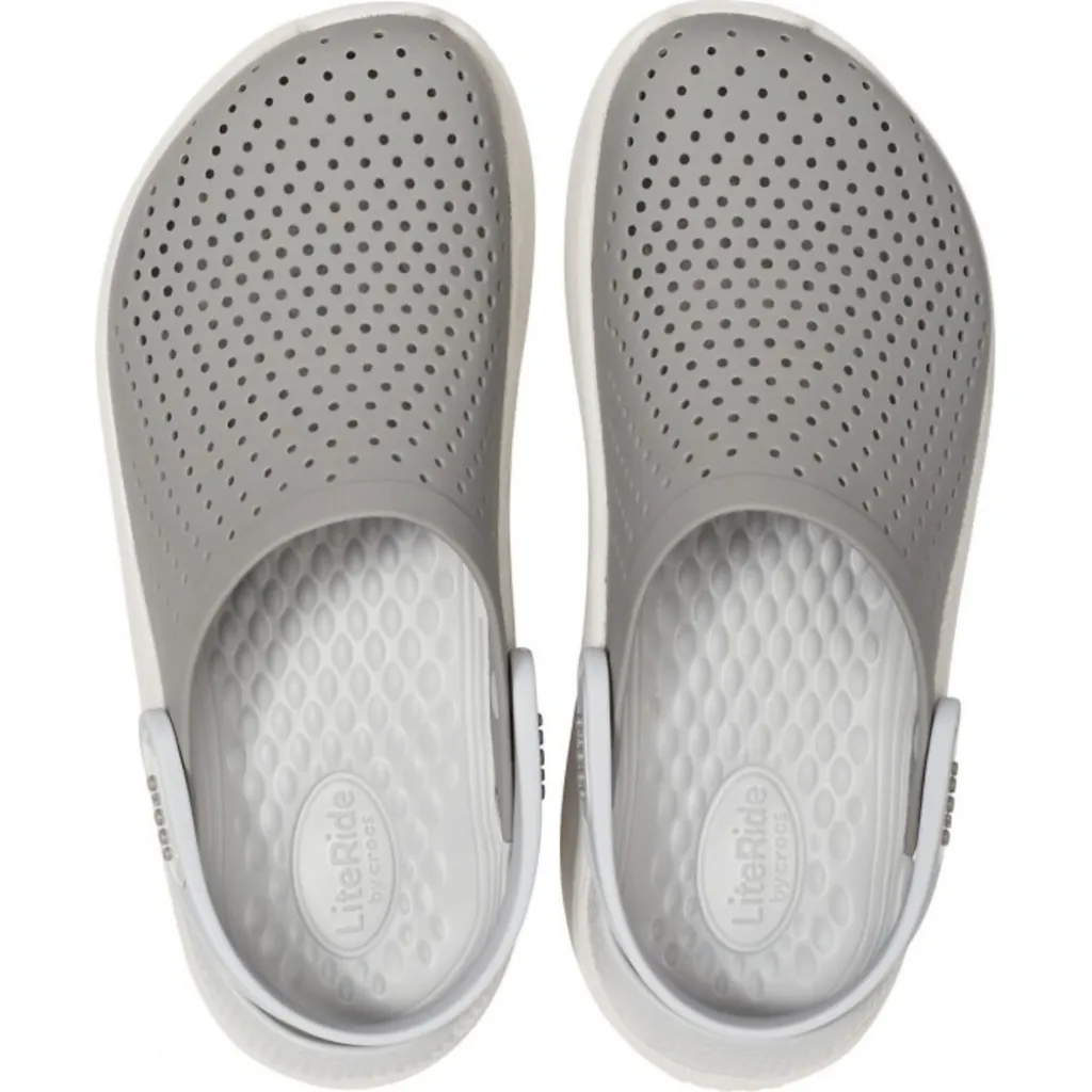 Крокси сабо Crocs LiteRide Clog Light grey, світло-сірий Крокси сабо Crocs LiteRide Clog Light grey, світло-сірий