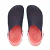 Кроксы сабо Crocs LiteRide Clog Navy/Melon, кляксы розово-синий - Фото№5