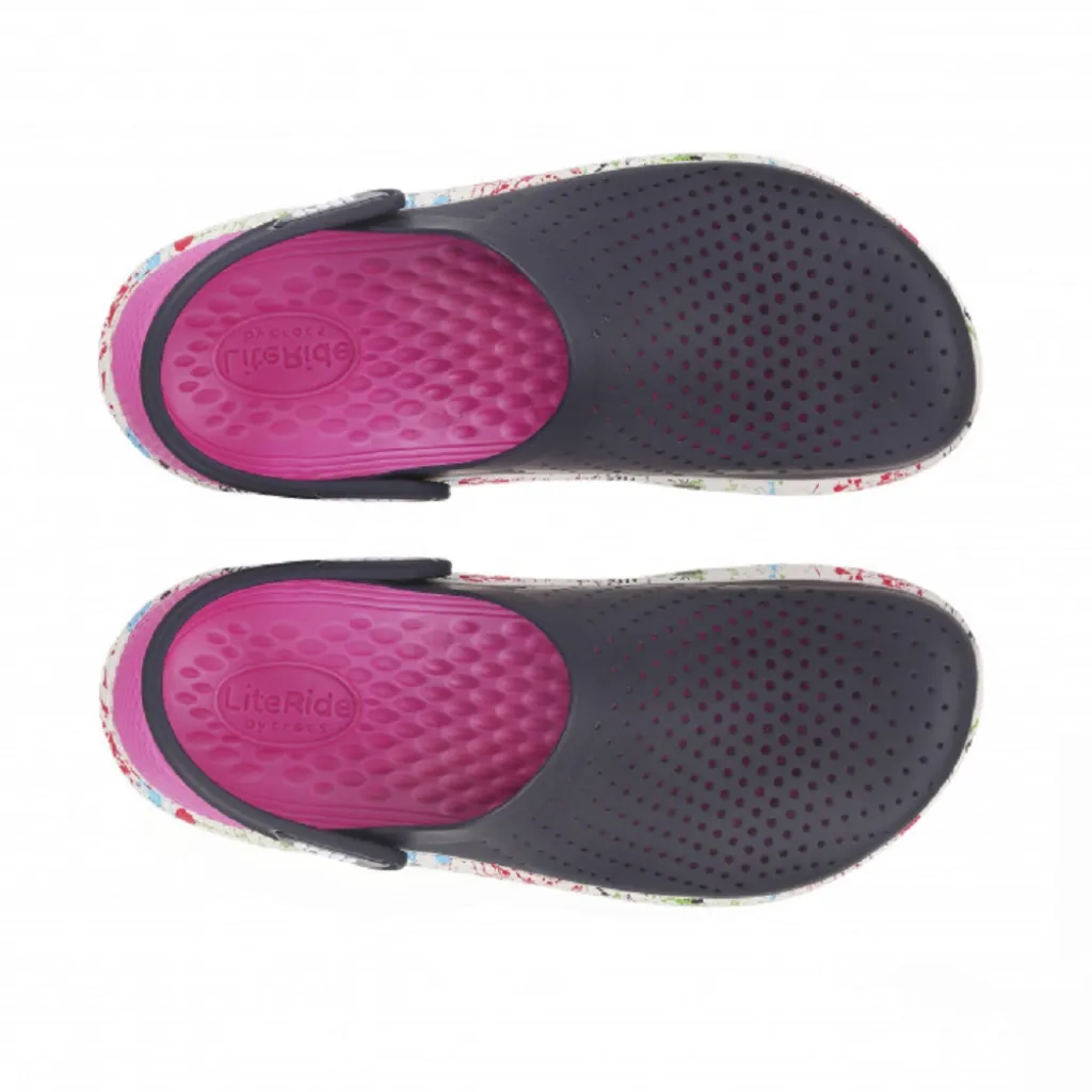 Кроксы сабо Crocs LiteRide Clog Dazzle, фиолетовый Кроксы сабо Crocs LiteRide Clog Dazzle, фиолетовый