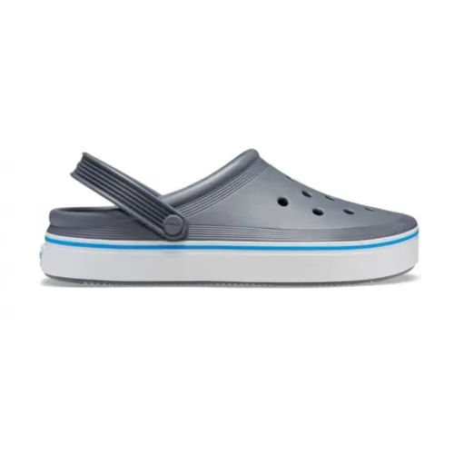 Кроксы сабо Crocs Crocband COURT Gray, серый - Фото№1 Кроксы сабо Crocs Crocband COURT Gray, серый - Фото№1
