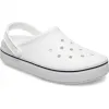 Кроксы сабо Crocs Crocband COURT White, белый - Фото№3