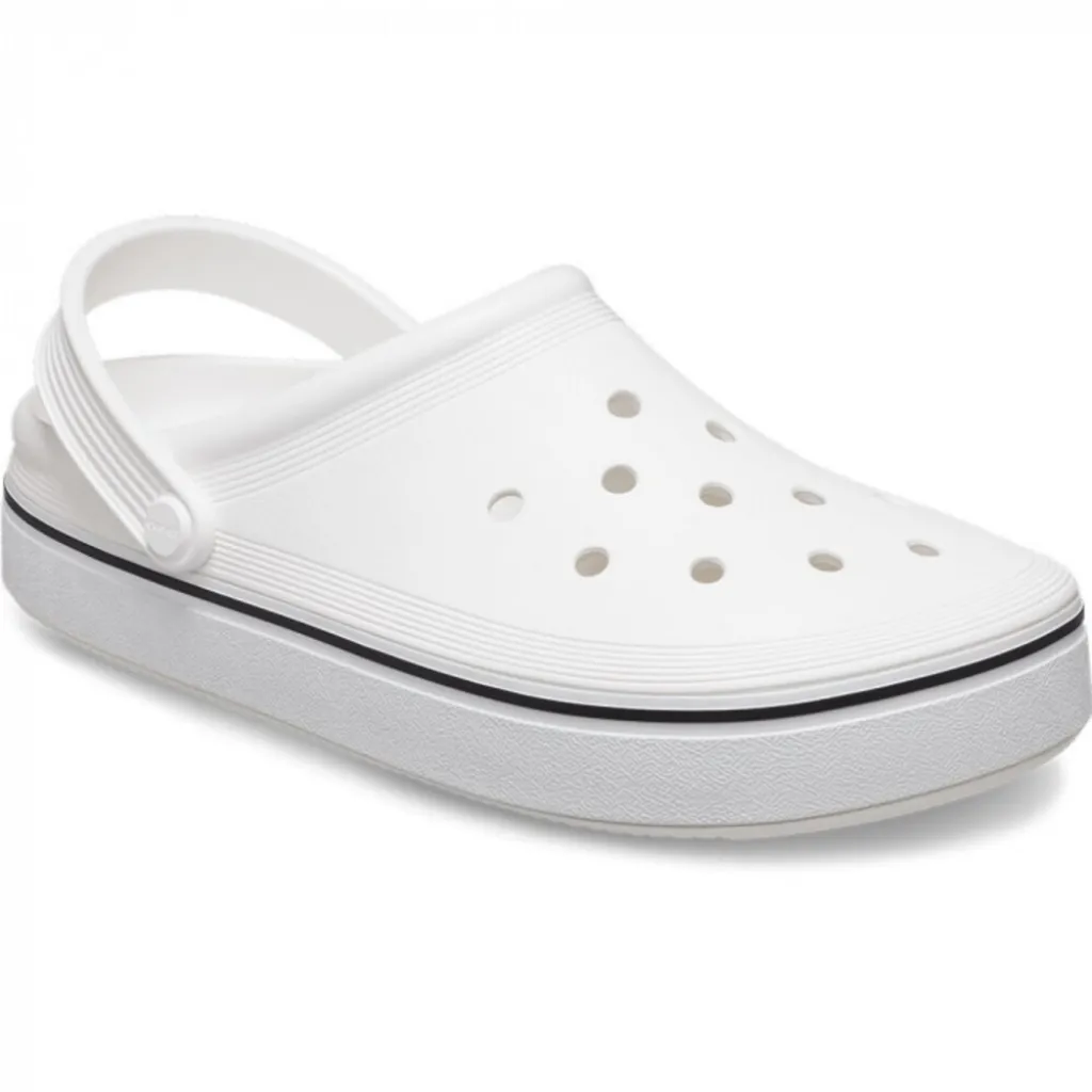 Кроксы сабо Crocs Crocband COURT White, белый Кроксы сабо Crocs Crocband COURT White, белый