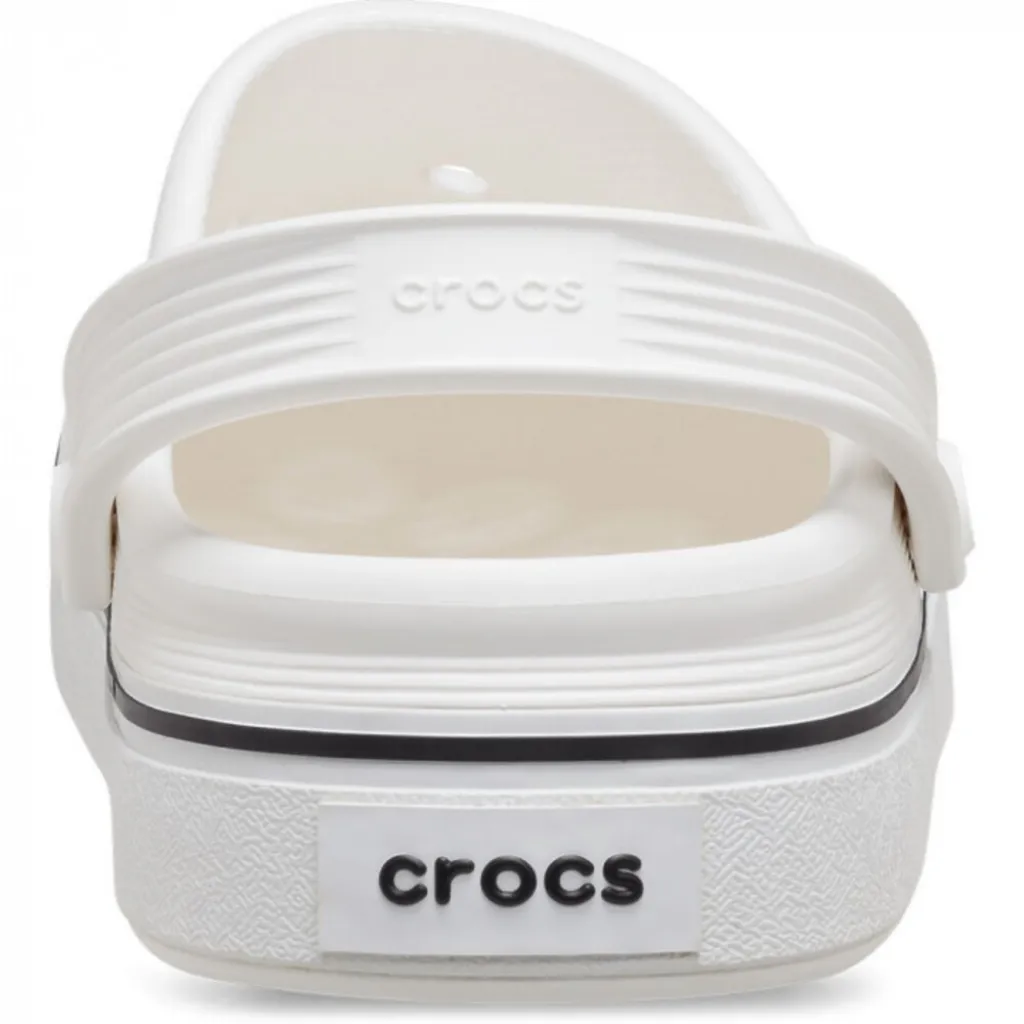 Кроксы сабо Crocs Crocband COURT White, белый Кроксы сабо Crocs Crocband COURT White, белый