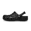 Крокси сабо Crocs Geometric, чорний - Фото№3